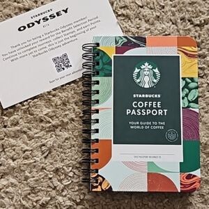 NWT ☕️ Starbucks Coffee Tasting Passport Journal. Oddesy Beta Rare. Limited Ed.